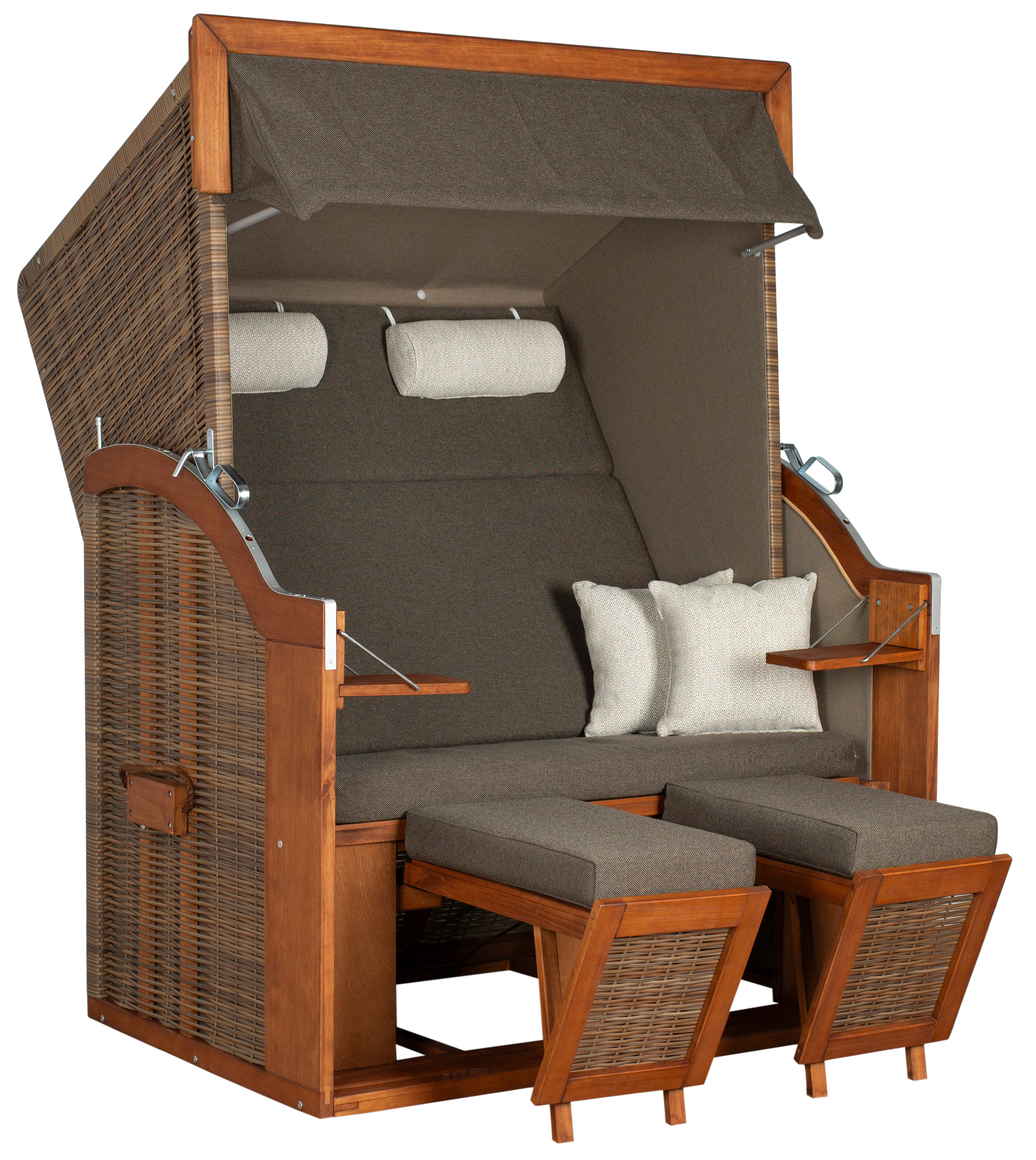 Strandkorb aus Pinienholz 2 Sitzer – Tinnum
