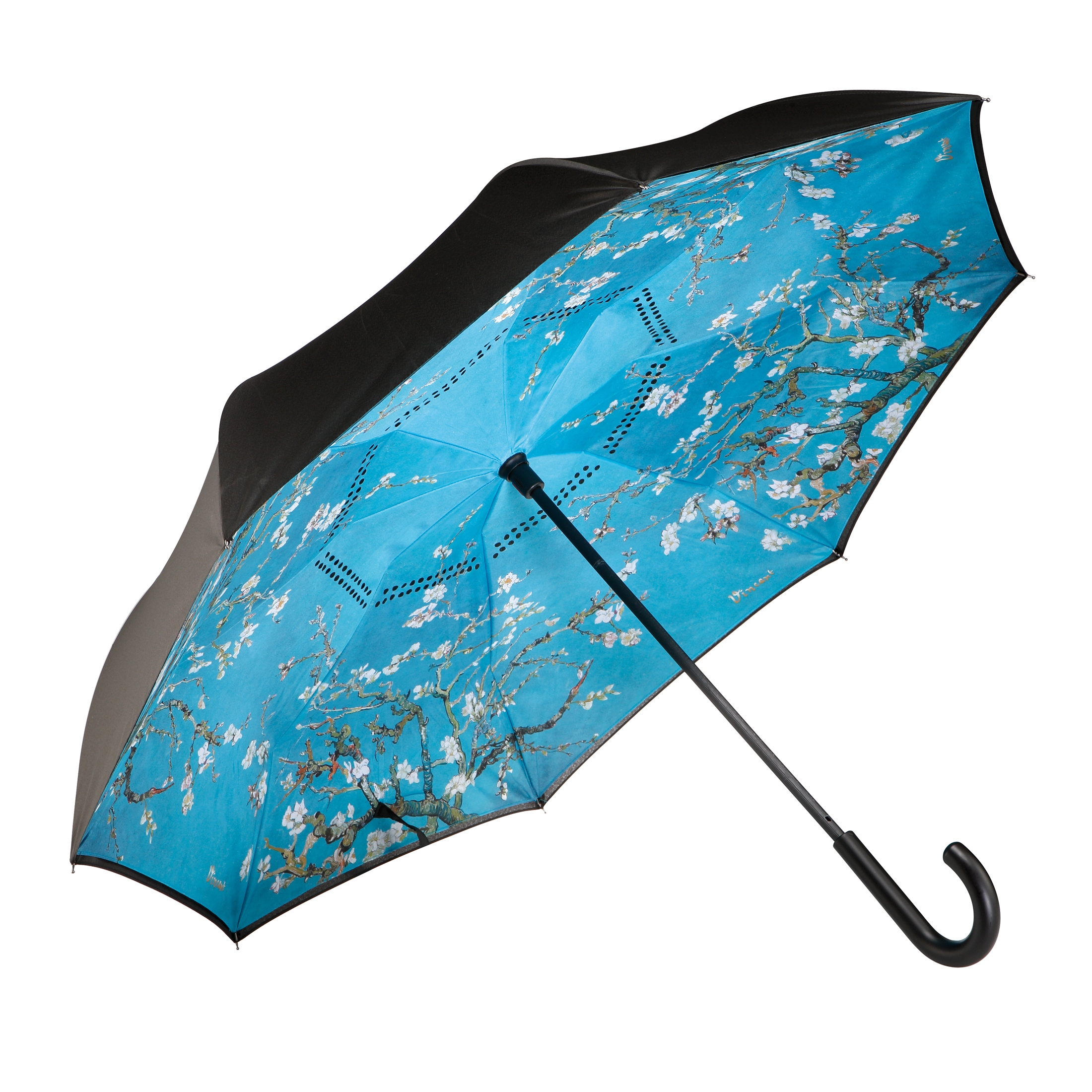 Upside-Down Schirm: Mandelbaum blau – Vincent van Gogh