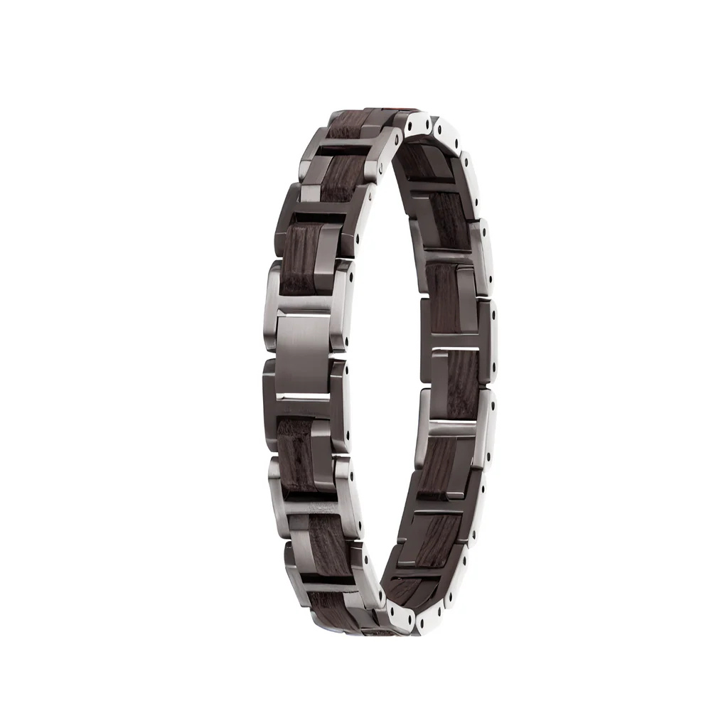 Elementarmband Silber Mooreiche