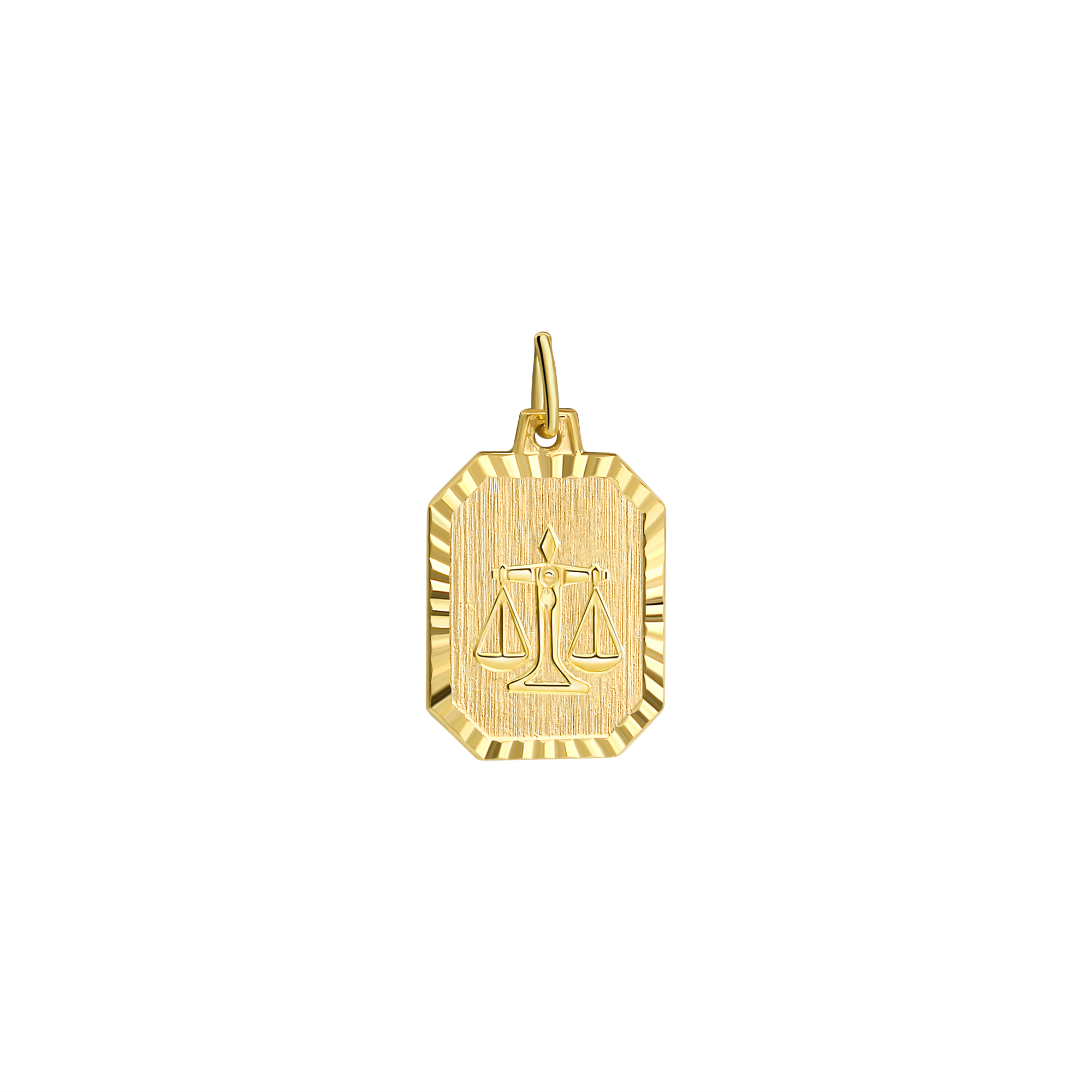 Anhänger Sternzeichen Diamantiert Gold