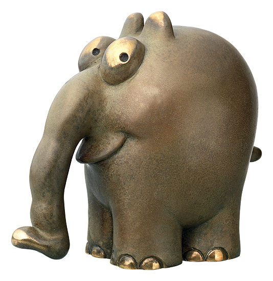 Skulptur Ottifant, Bronze - Otto Waalkes