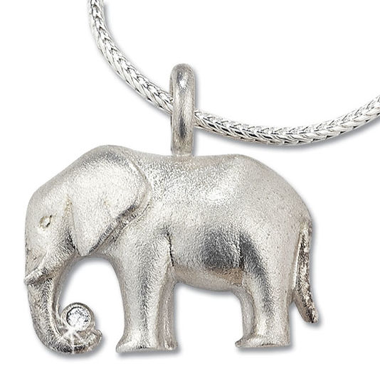 Kette Glückselefant - silber - Christiane Wendt