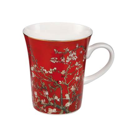 Künstlertasse | Mandelbaum rot – Vincent van Gogh