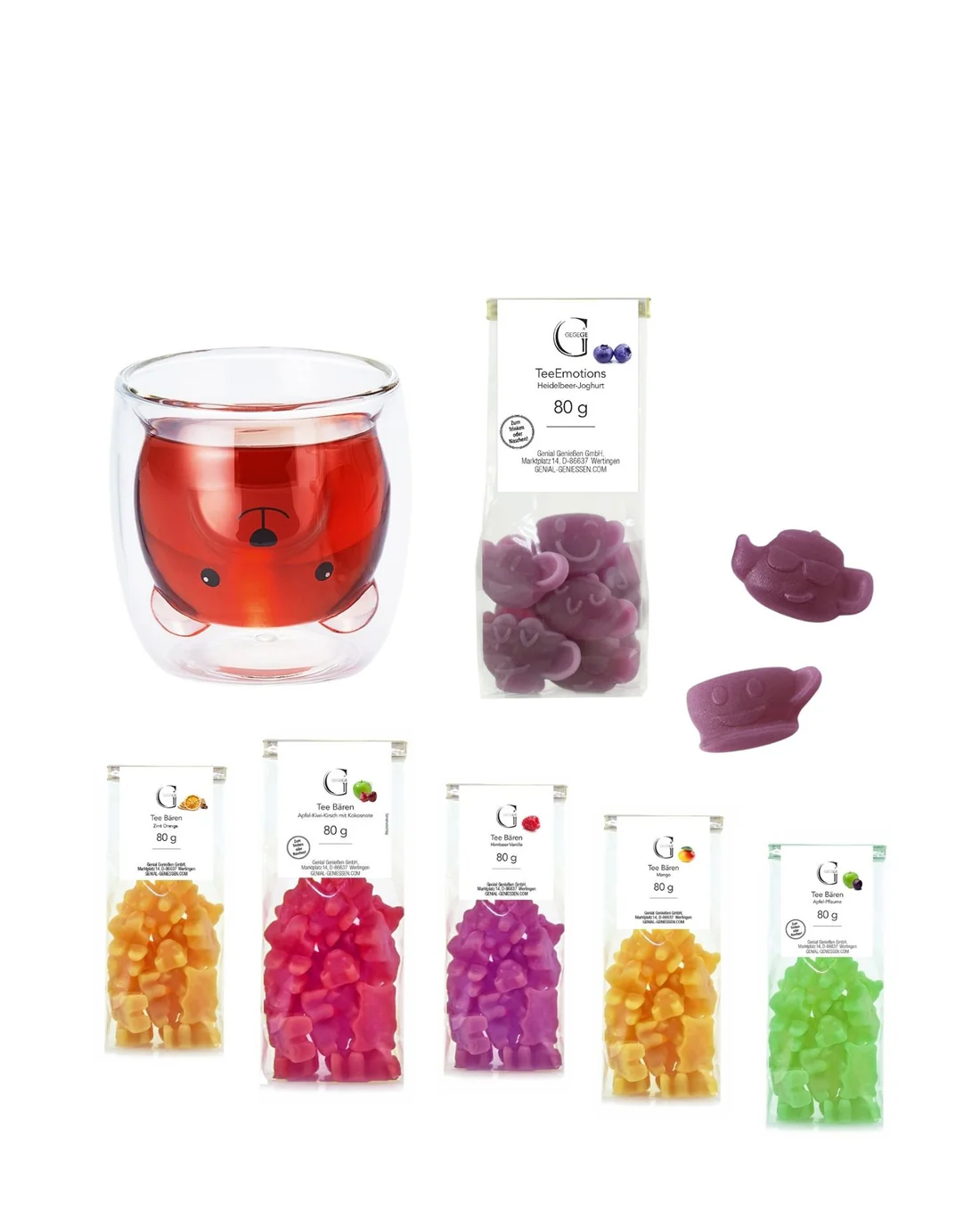 Geschenk-Set | Tee-Bären