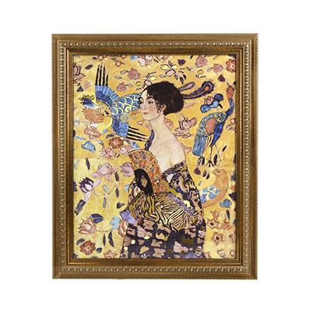 Gemälde | Dame mit Fächer – Gustav Klimt
