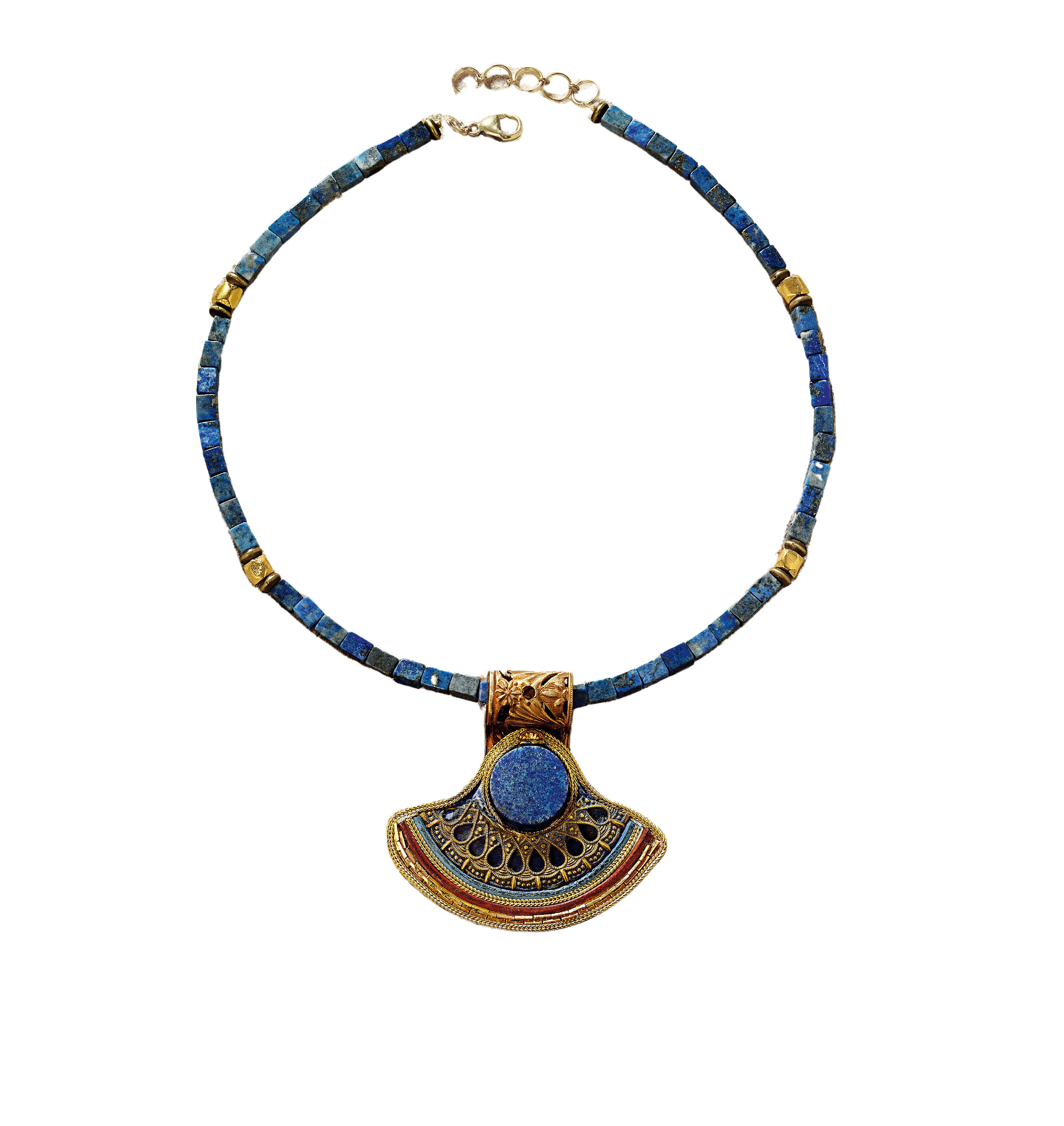 Königscollier Lapislazuli - Petra Waszak