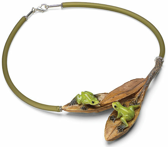 Collier Laubfrösche - Anna Mütz