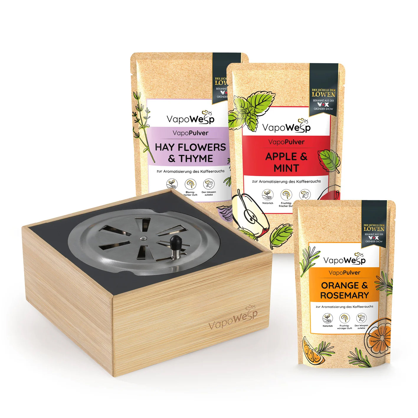 VapoWesp Räucherbox Aktions-Paket