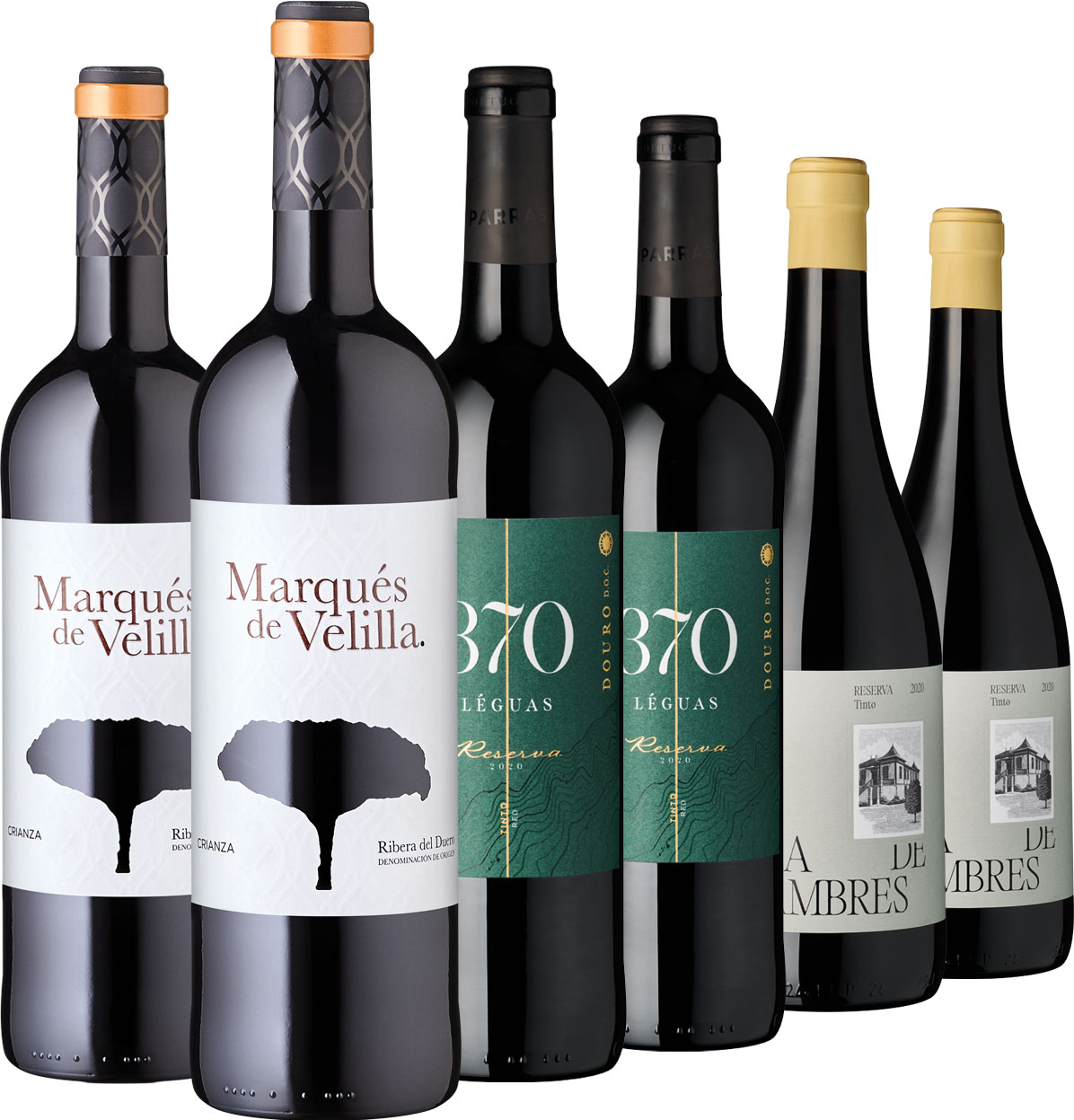 Weinpaket 6er Set | Rotweinreise durch Iberien