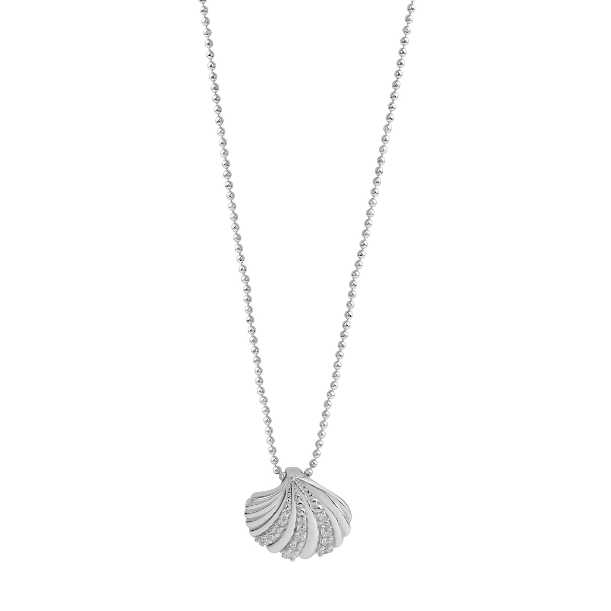 Kette Silber mit Anhänger – Muschel