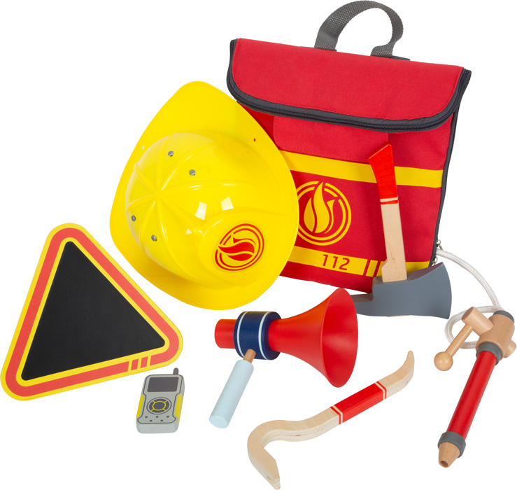 Kinder-Feuerwehrrucksack - Komplettset