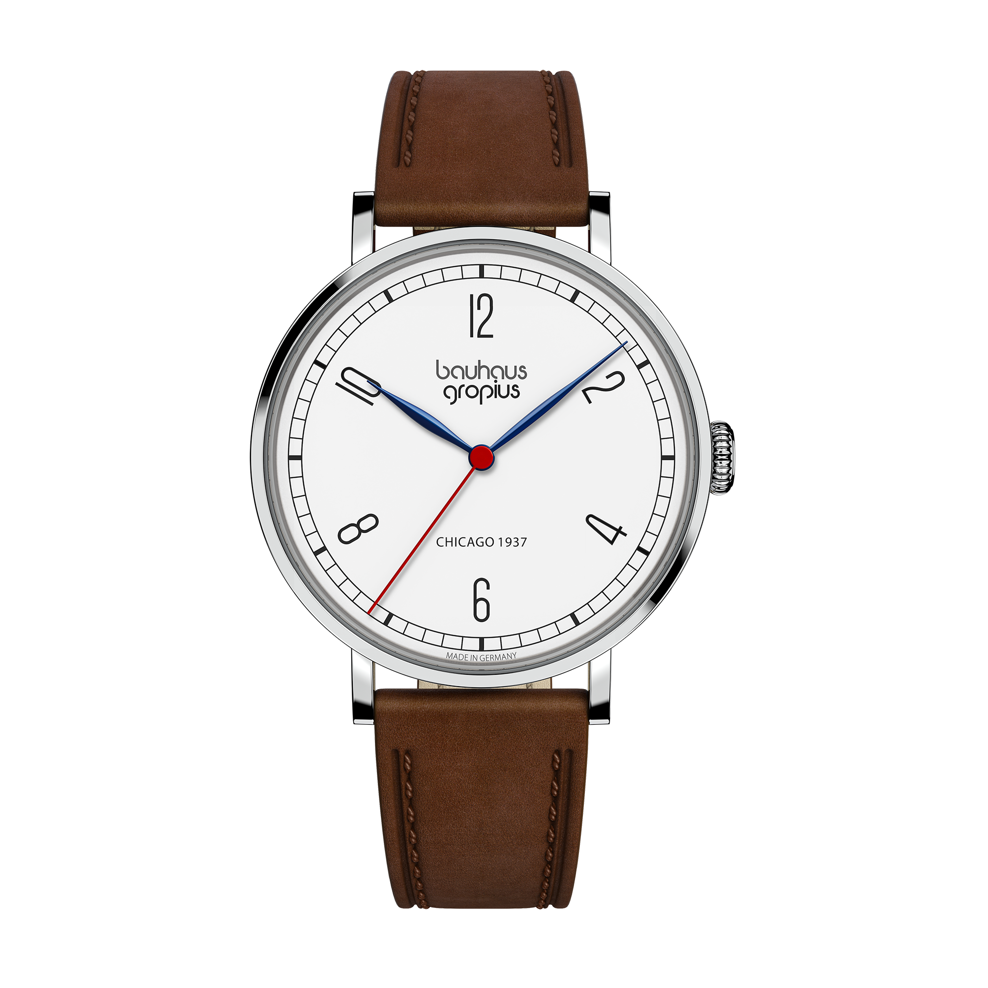 Armbanduhr Walter Gropius - Chicago weiß