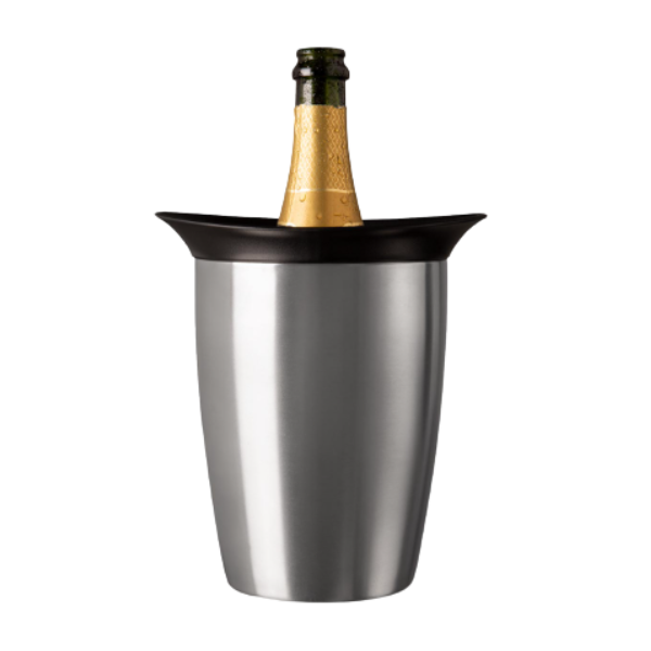 Champagnerkühler aus Edelstahl