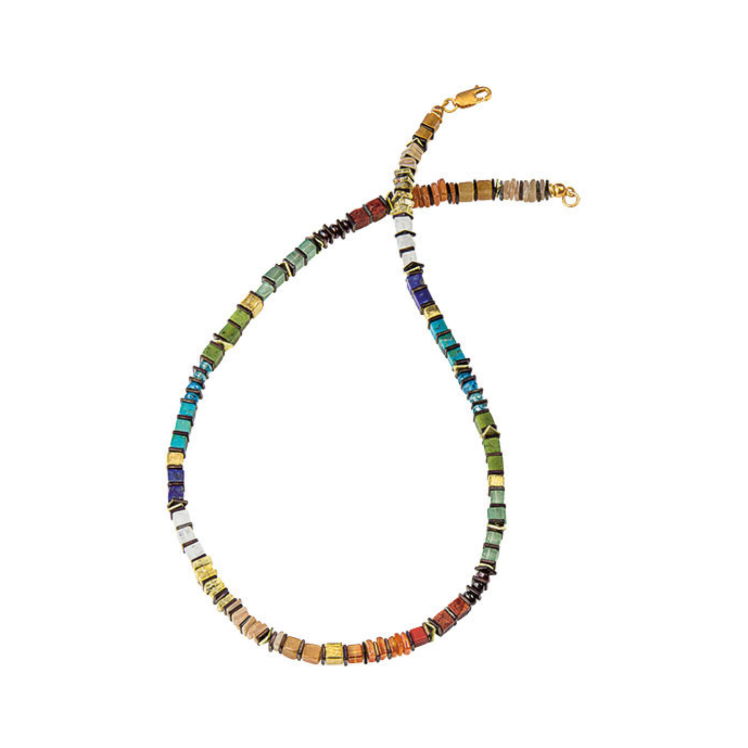 Collier Rainbow Cubes