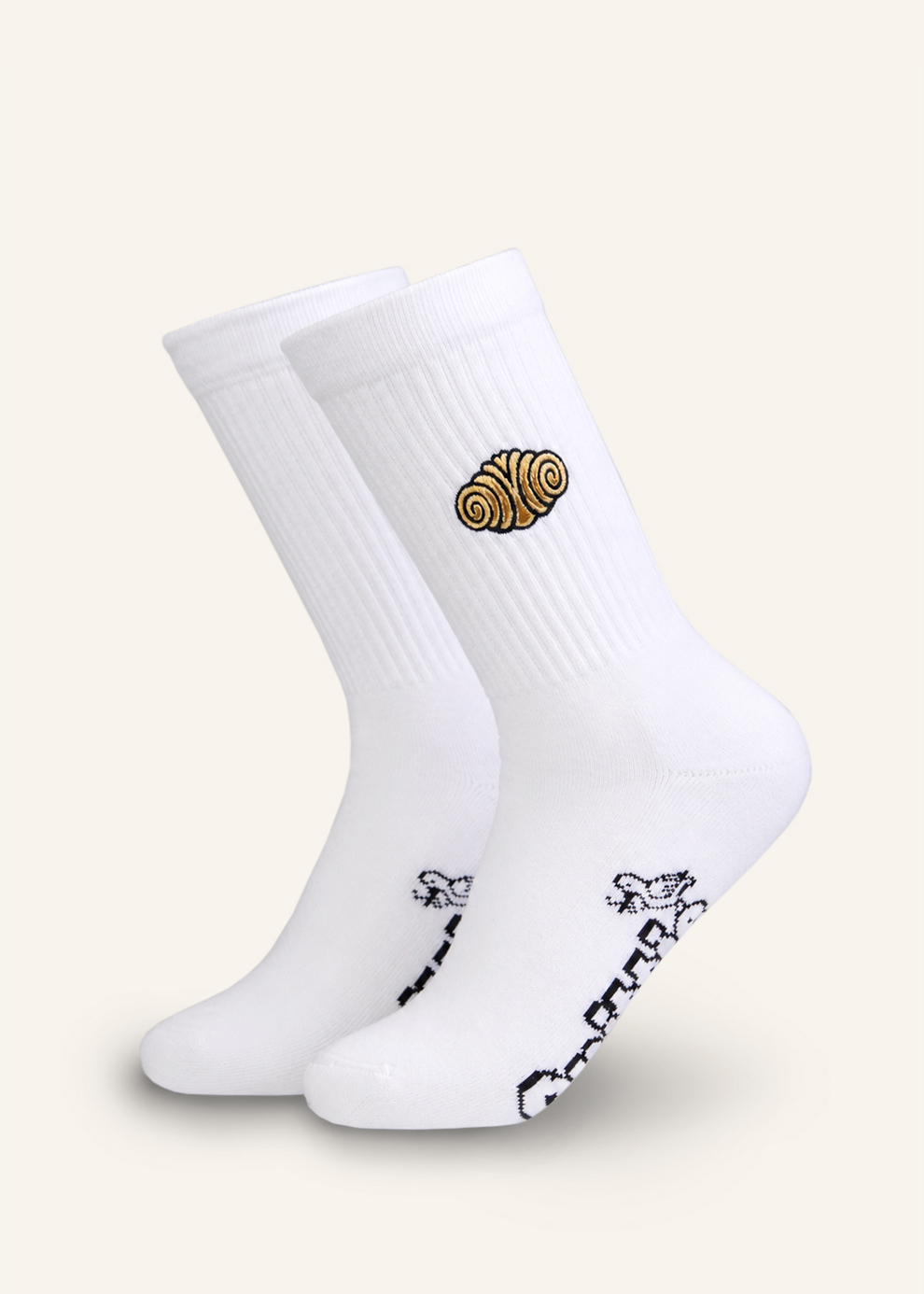 Socken mit maritimen Motiv | weiß