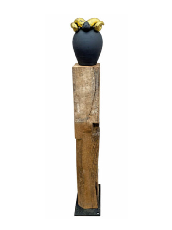 Gartenstele Hauswächter Widder II - Susanne Boerner