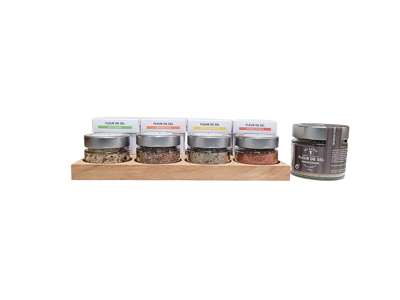 Fleur de Sel - Grillbox plus Gratis-Servierbrett