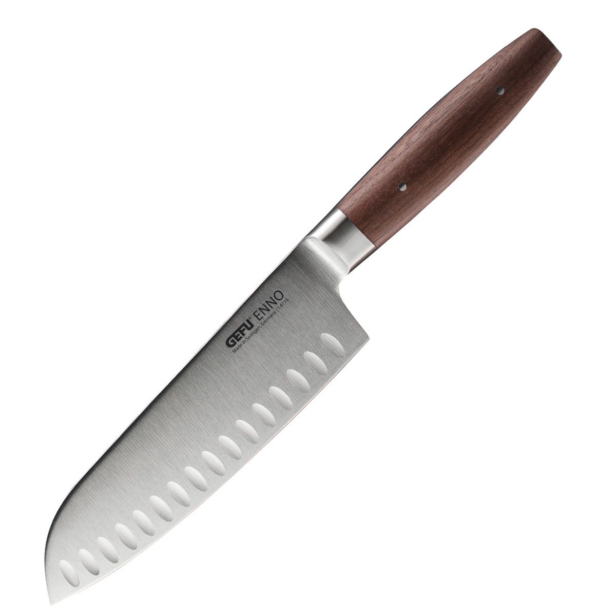 Santokumesser ENNO - 18 cm Kullenschliff