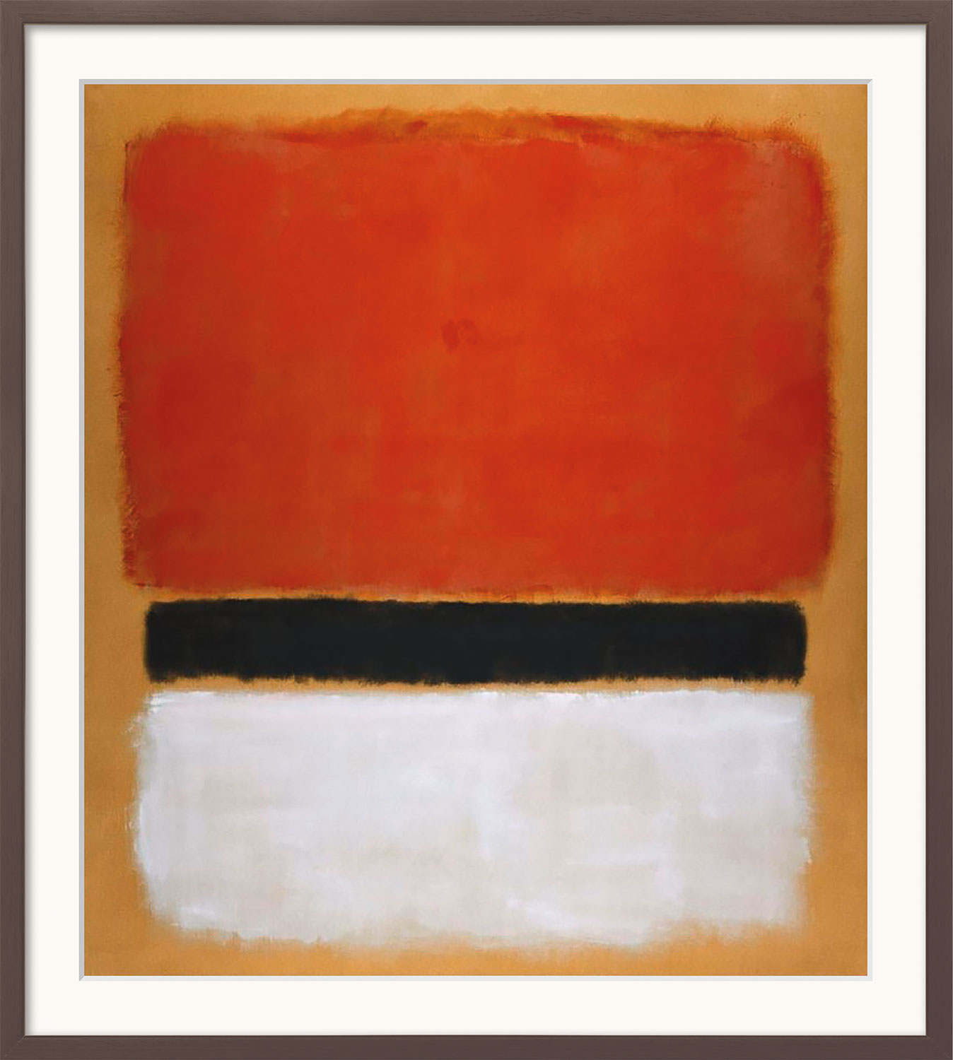 Bild Untitled (Red, Black, White on Yellow) (1955) - Mark Rothko