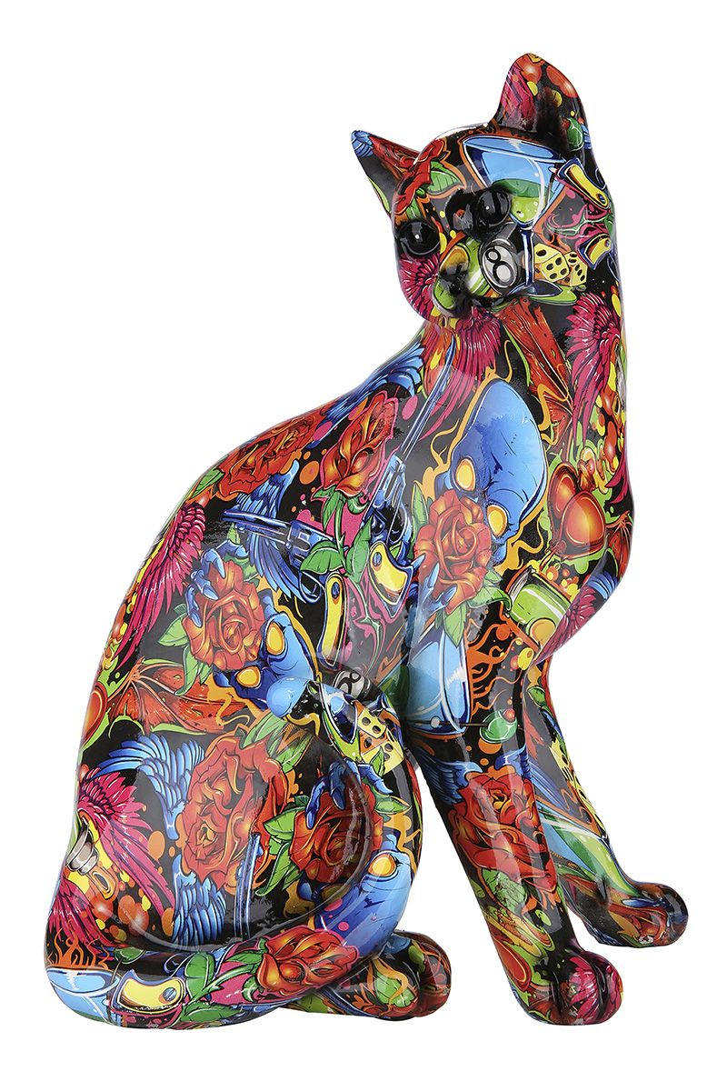 Katzenskulptur Streetart