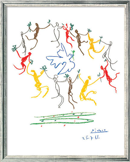 Gemälde "Der Reigen" (1961), gerahmt – Pablo Picasso