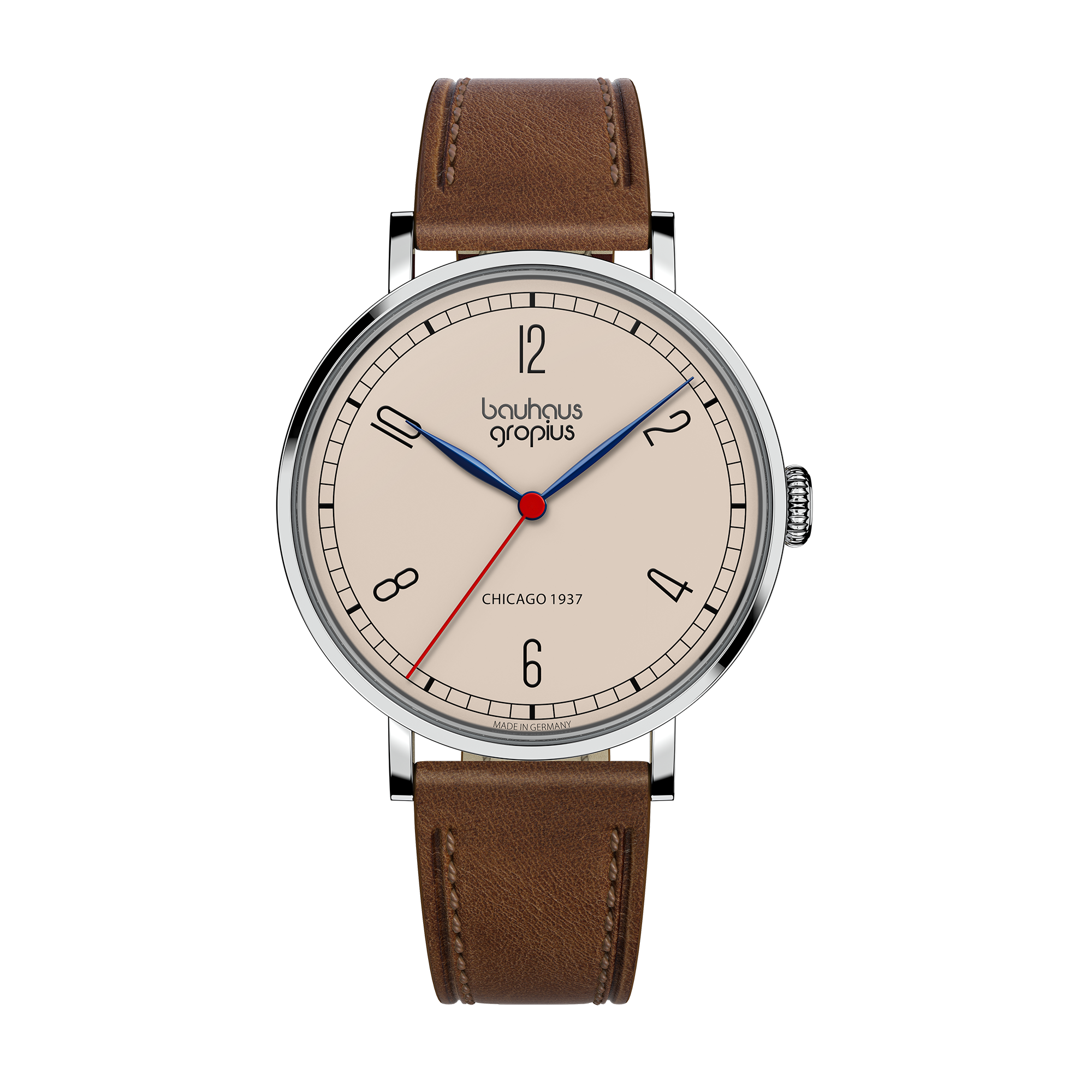 Armbanduhr Walter Gropius - Chicago beige
