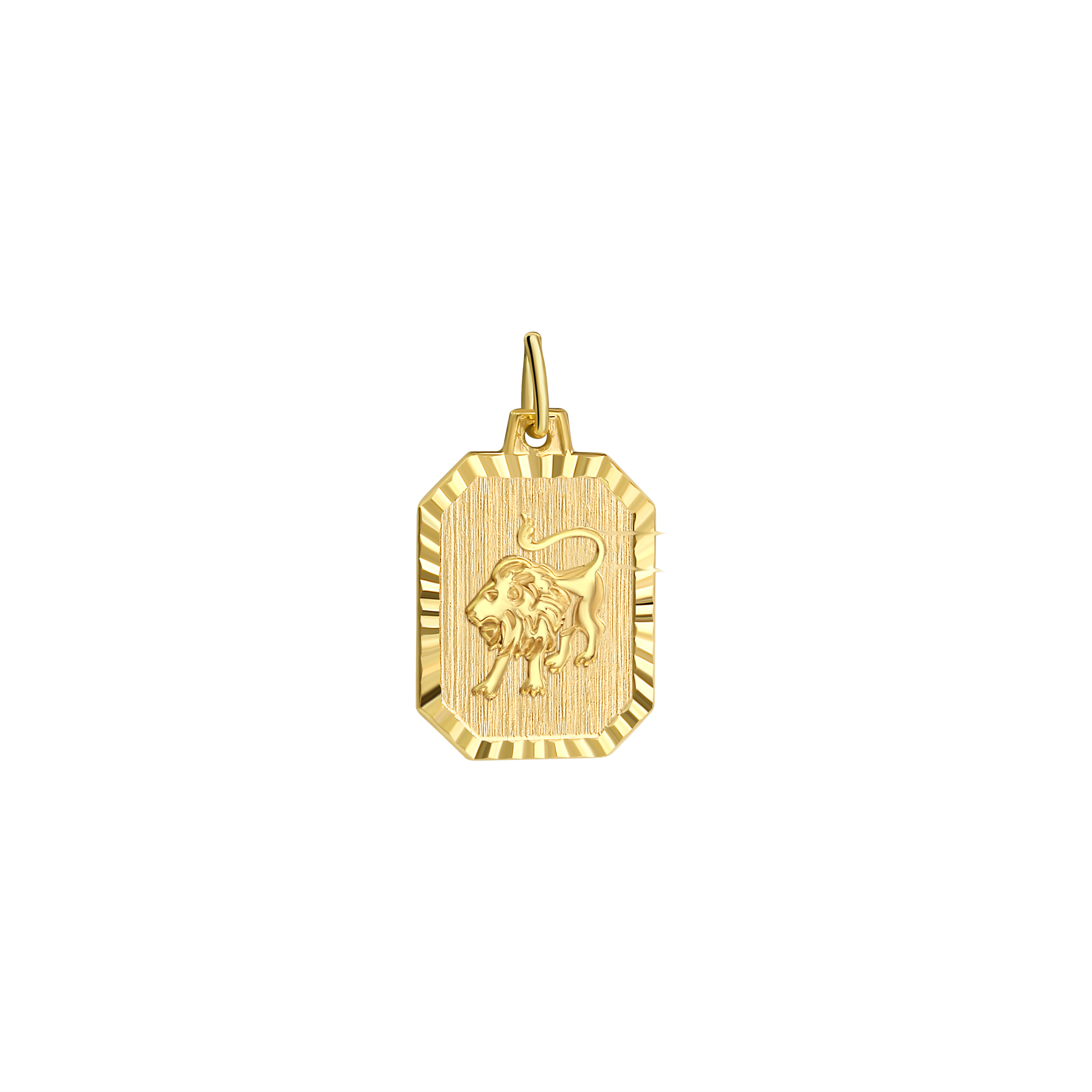 Anhänger Sternzeichen Diamantiert Gold