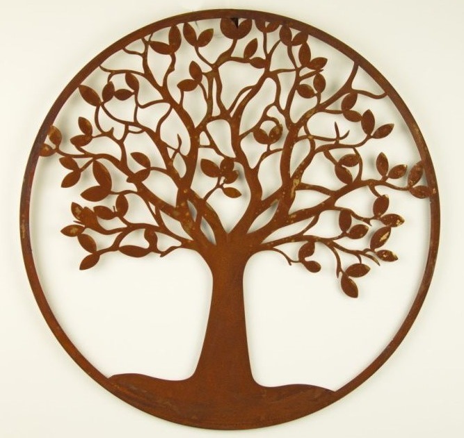 Metallbaum rund – Lebensbaum