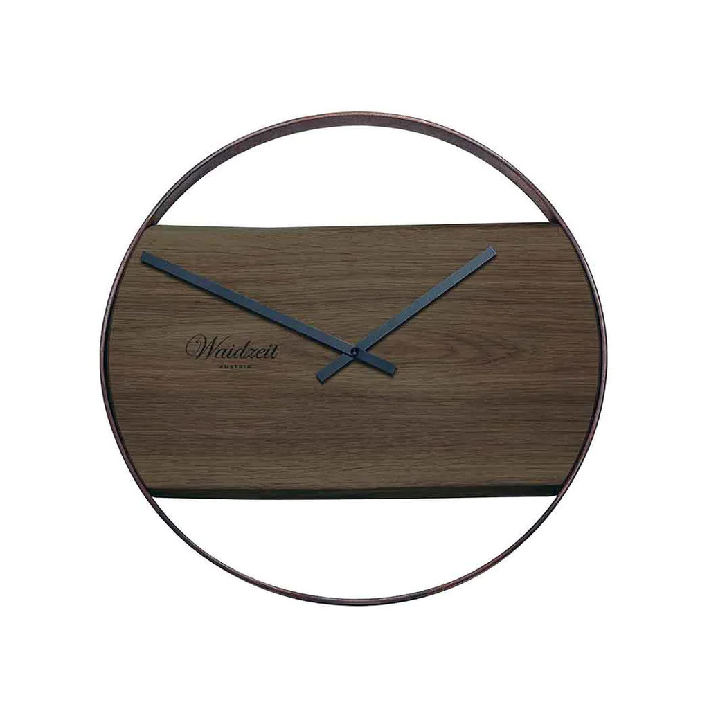 Wanduhr Premium Walnuss