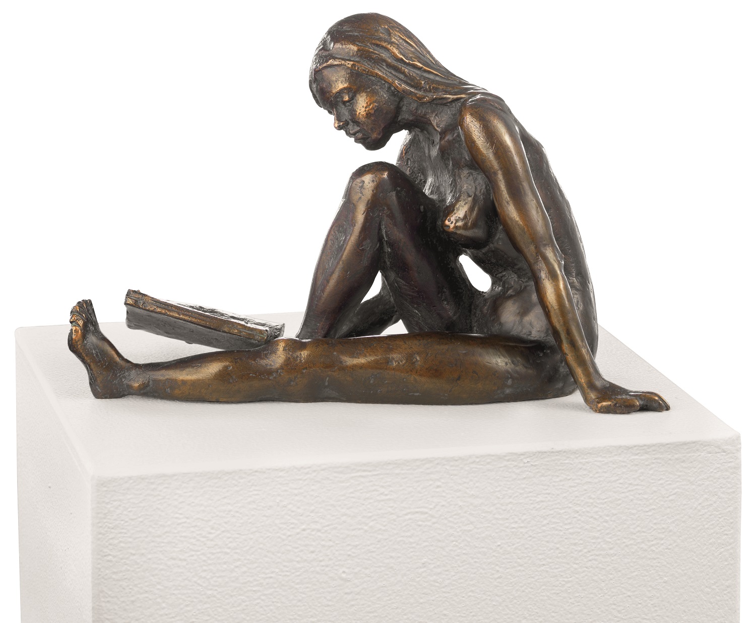 Skulptur Die Lesende - Birgit Stauch