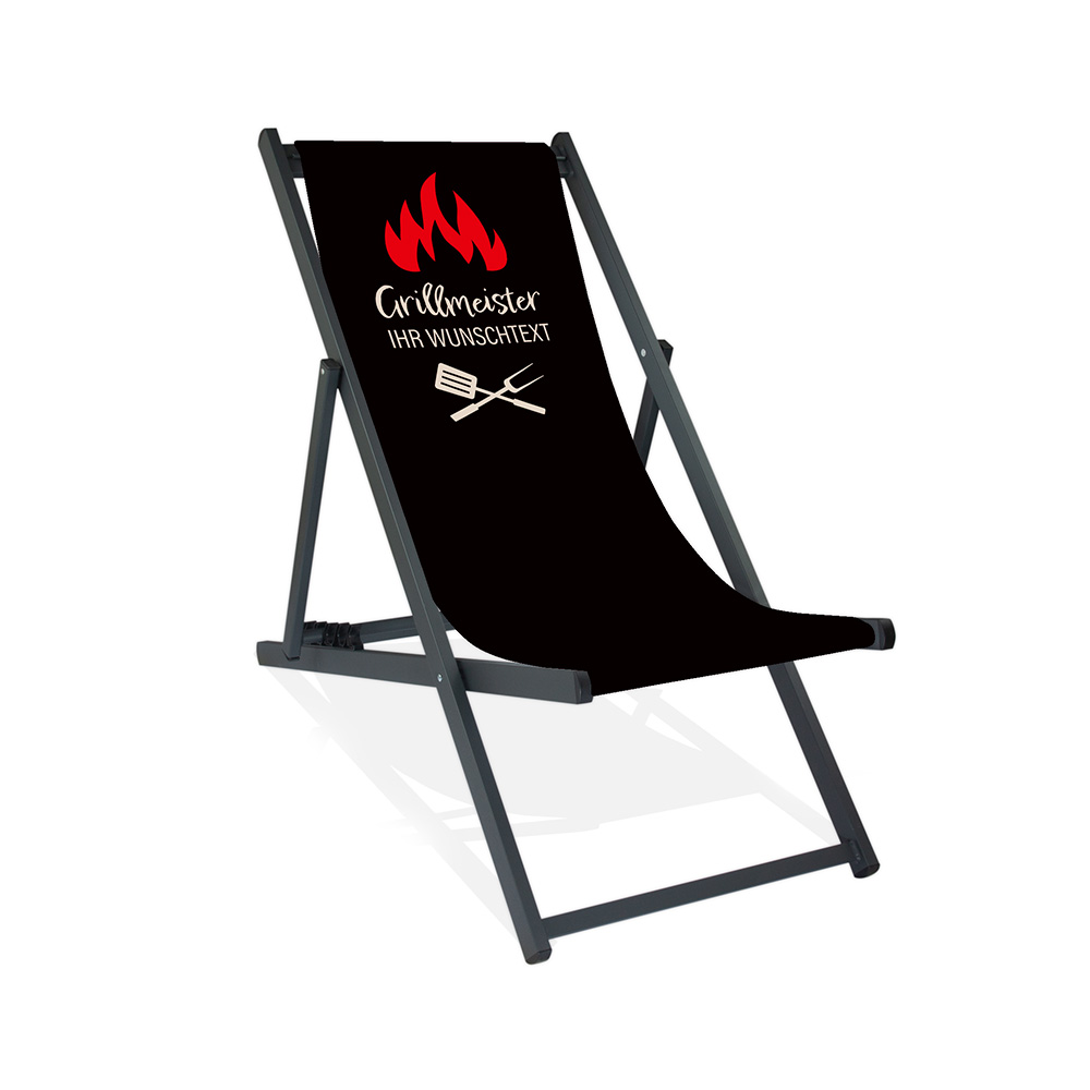 Liegestuhl GRILLMEISTER – personalisiert