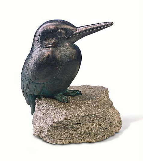Gartenskulptur Eisvogel