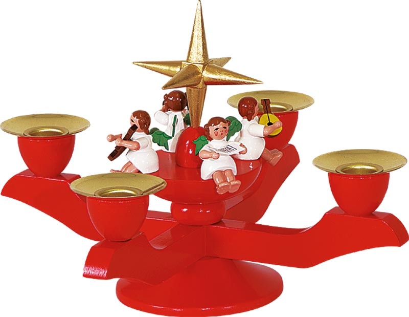 Engel Adventsleuchter aus dem Erzgebirge