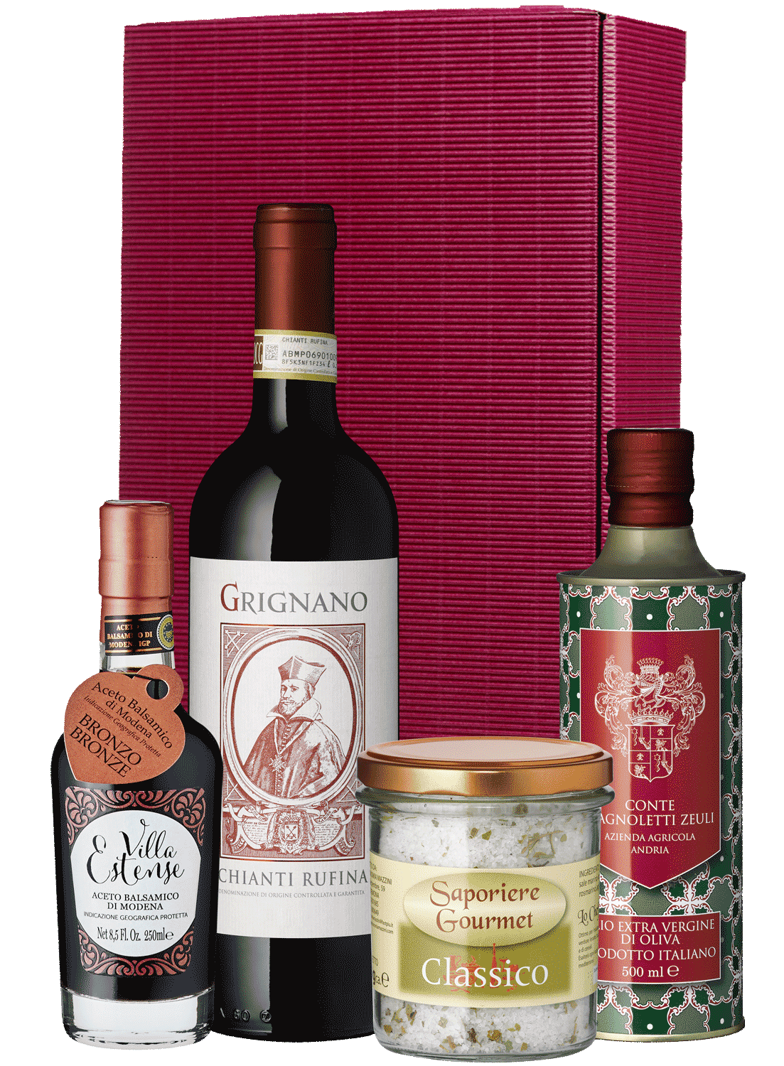 Geschenkset mit Rotwein – Schlaraffenland